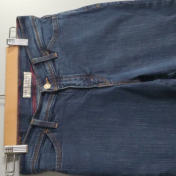 Levis jeans women's size 6 blue perfectly slimming 548 capri y2k - Picture 3 of 14